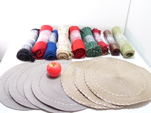 lot 562 image: Huge Lot of Placemats- Even Numbered Sets