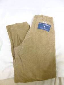 lot 359 image: Polo Ralph Lauren Corduroy Pants-New with Tags Sz34x32