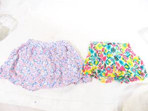 lot 343 image: Carters 6X Spring Time Skirt and GAP KIDS Soft Summery Shorts sz 6