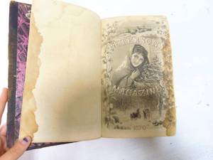 lot 191 image: Petersons Magazine- Antique Book