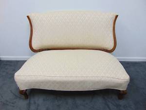 lot 20 image: Antique Loveseat #2