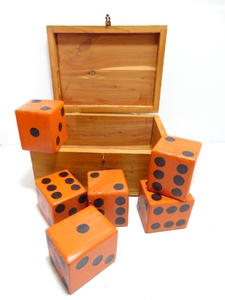 lot 328 image: X-Large Box of Six Dice