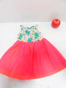 lot 644 image: 4T Genuine Kids by OshKosh Cutest Pink Floral Dress