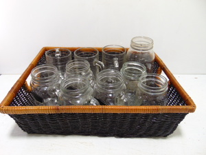 lot 651 image: Lot of Mason Jars Beer Mugs