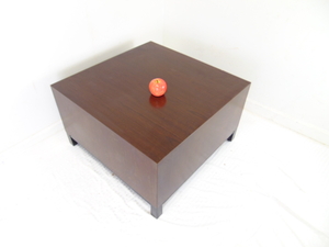 lot 162 image: National Wood Look Laminate Cube Table
