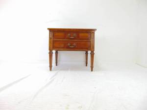lot 50 image: Vintage Two- Drawer Nightstand
