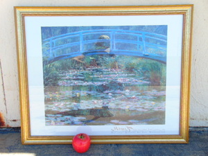lot 401 image: MONET Framed PosterPrint