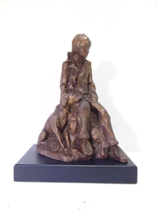 lot 61 image: Vintage Resin Sculpture of Boy and Dog by Nicholas Lorenzo 9
