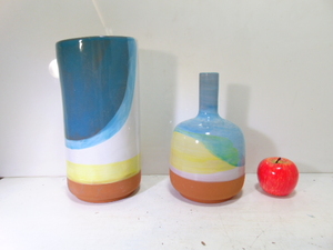 lot 85 image: Pair of Project 62 Stoneware Vases- Like New