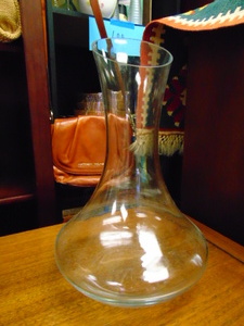 lot 149 image: Glass Wine Decanter