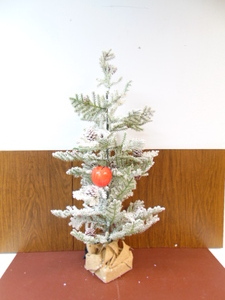 lot 423 image: POTTERY BARN 3FT Christmas Tree- NEW