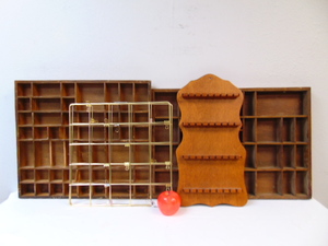 lot 426 image: Lot of Letterpress Printers Drawers and Wall Shelves