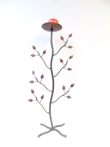 lot 427 image: Cast Iron Candle Stand