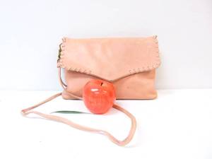 lot 595 image: the SAK Adorable Genuine Leather Pink Purse or Wristlet