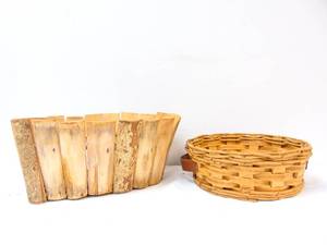lot 603 image: Split Wood Baskets