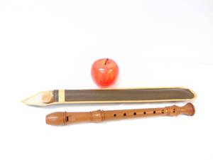 lot 614 image: Pair of Vintage Wood Recorders- Made in Germany