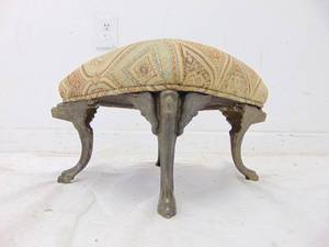 lot 154 image: Vintage Cast Iron Stool