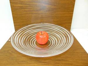 lot 126 image: SALVIATI Etched Spiral Bowl- MUST SEE