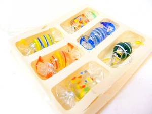 lot 130 image: Murano Style 2 Glass Candies Figurines- Set of Six