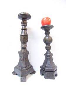 lot 654 image: Pretty Pair of Candle Holders