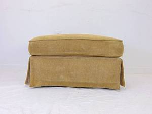 lot 474 image: YellowBeige Vintage Footed Ottoman