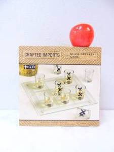 lot 663 image: Glass Drinking Games- Missing Board