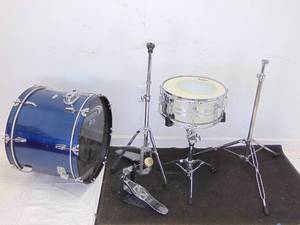 lot 72 image: Drums with Stands and Pedal