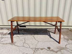 lot 206 image: Reclaimed Wood Rustic Wood Table