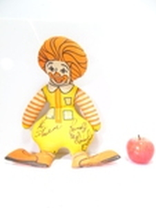 lot 668 image: Vintage Ronald McDonald Stuffed Doll c. 1976