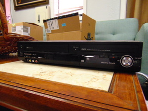 lot 483 image: Panasonic DVD and VHS Player