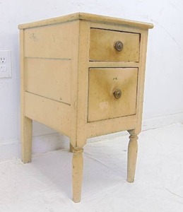 lot 493 image: Rustic Vintage Nightstand
