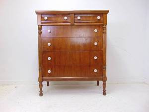 lot 6 image: Edwardian Era Antique Tall Boy