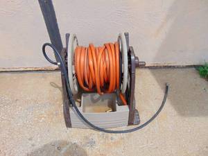 lot 492 image: Garden Hose Reel with Hose