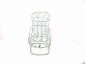 lot 290 image: Vintage Mid Century Bamboo Rocking Chair- Style of Franco Albini Eames