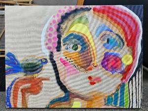lot 241 image: Cute and Vibrant Canvas Print