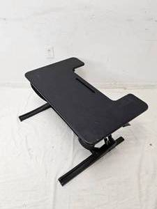 lot 152 image: Sit Stand Black Desk