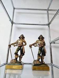 lot 24 image: Pair of Pompeian Pirate Bookends Paul Herzel