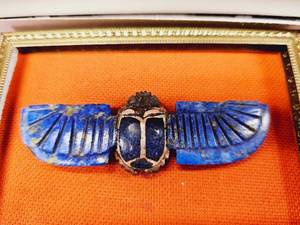 lot 63 image: Vintage Egyptian Style Lapis Lazuli- Kokcha River Vally of Badakhshan (Afghanistan)