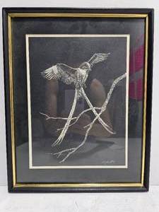 lot 80 image: Local Oklahoma Artist- George Kountoupis - Signed Lithograph