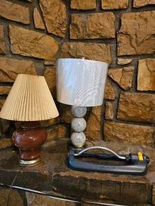 lot 318 image: Lot of Unique Lamps
