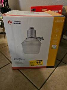 lot 322 image: Lithonia Lighting Halogen or Compact Fluorescent Area Light