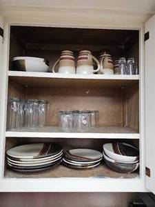 lot 327 image: Dishware Set- Better Homes and Garden  Clear Drinking Glasses