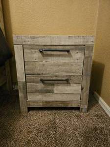 lot 411 image: Farmhouse Style Nightstand by Ashley Furniture