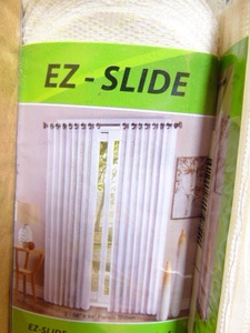 lot 288 image: Lot of EZ-Slide Panels- 56x84 Biege- Set of FOUR