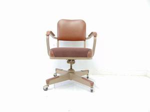 lot 377 image: Vintage Industrial Rolling Office Chair