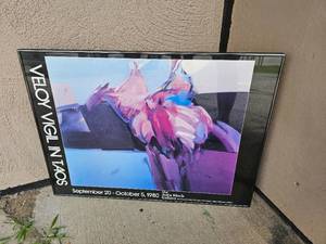 lot 700 image: Veloy Vigil in Taos Vintage Poster 1980s Framed