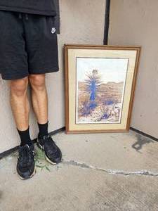 lot 106 image: Original Lith of a Desert Signed M. Hammon - Artist Proof