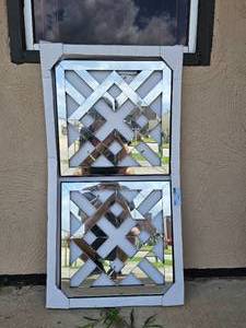 lot 125 image: Pretty Pair of Mirrors