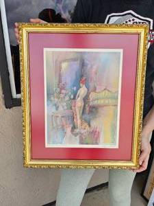 lot 126 image: Naked Woman in Gold Frame