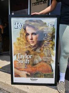 lot 491 image: Taylor Swift Framed Poster